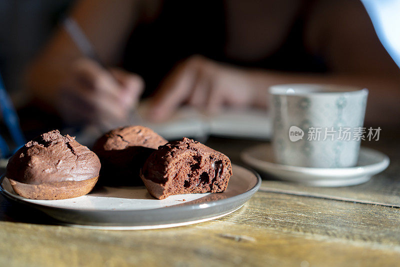 自制巧克力松饼