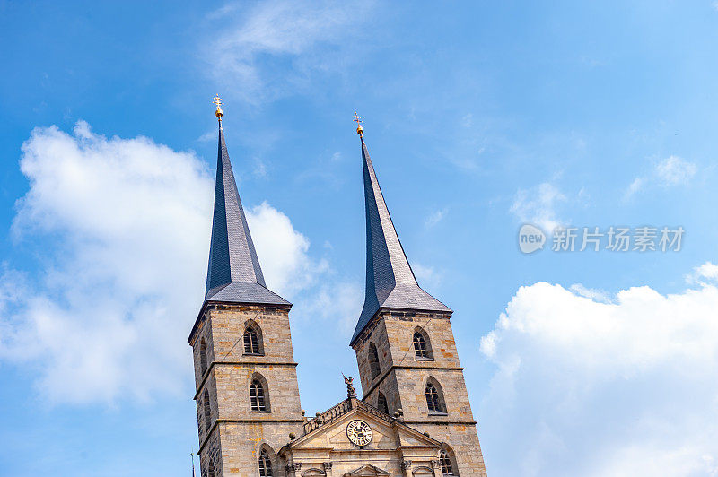 德国巴伐利亚的班贝格，米迦尔斯堡修道院的主塔