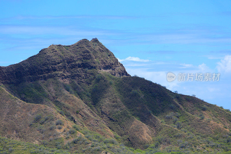 钻石头夏威夷近距离