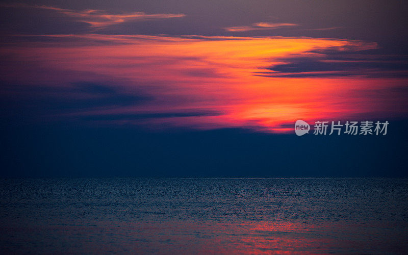 地中海日落――西西里岛
