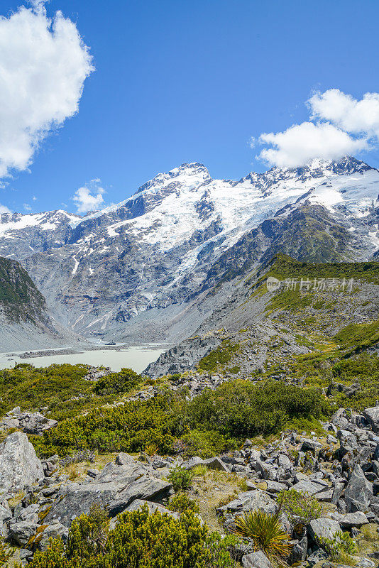 库克山国家公园风景，南岛，新西兰