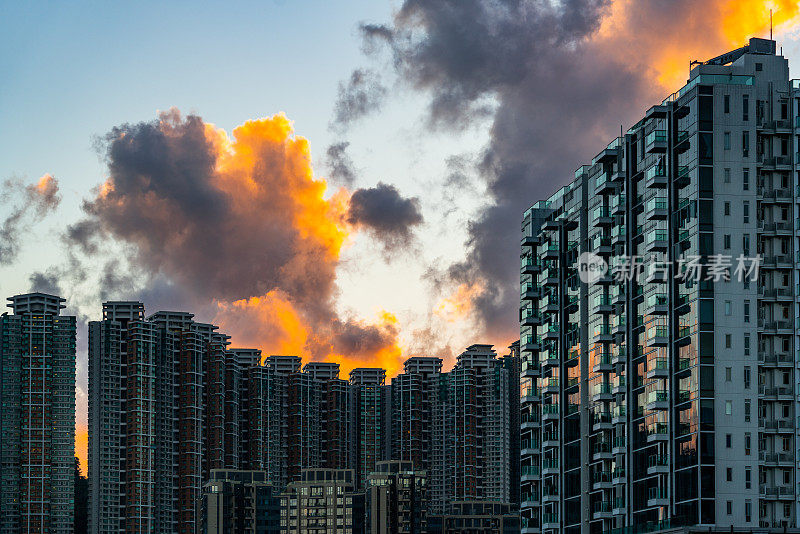 香港将军澳的高层住宅大厦