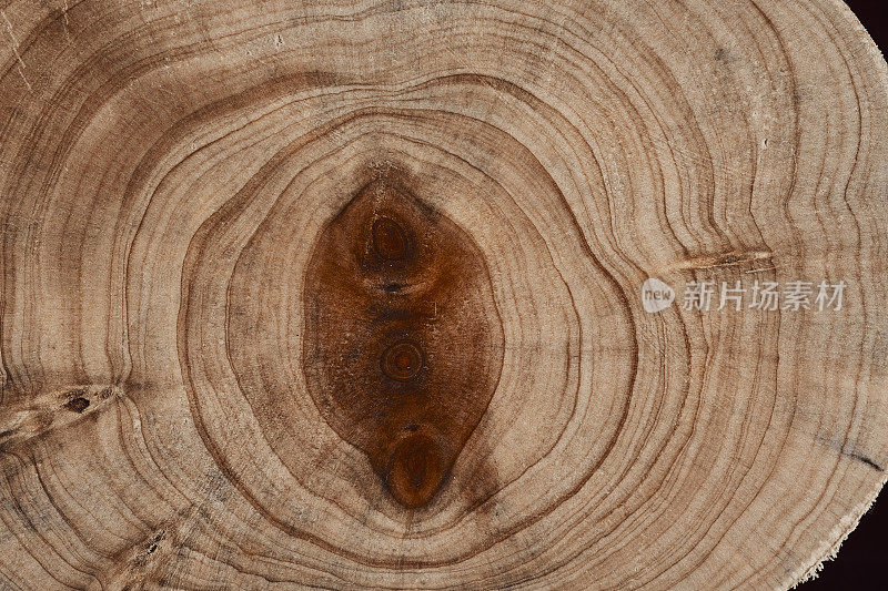 褐色和深色粗糙的老木材的纹理。