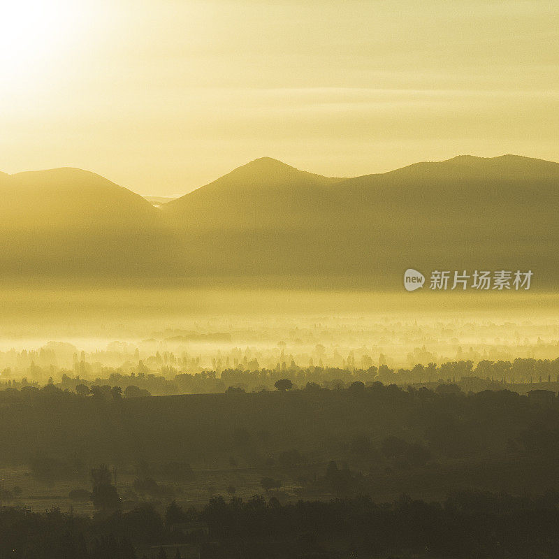 日落的背景