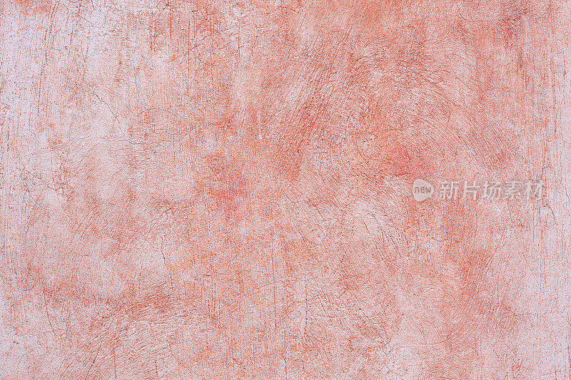 红粉色罗马墙纹理背景，意大利罗马