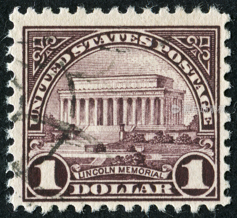 林肯纪念堂邮票