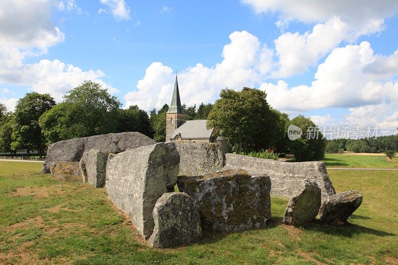 瑞典古代石器时代的墓地