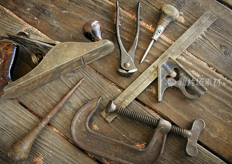 古董木匠工具