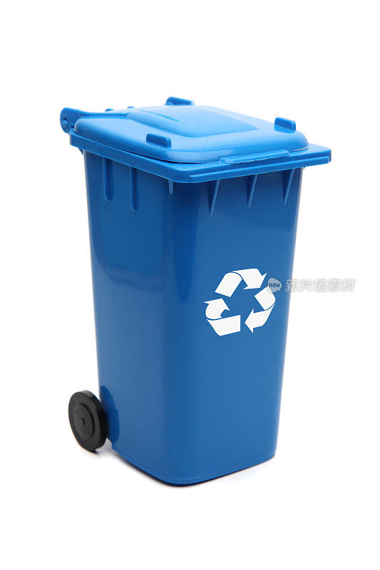 蓝色回收箱