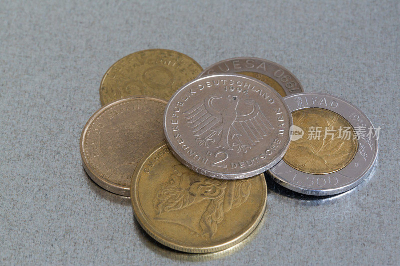 前欧洲货币的硬币