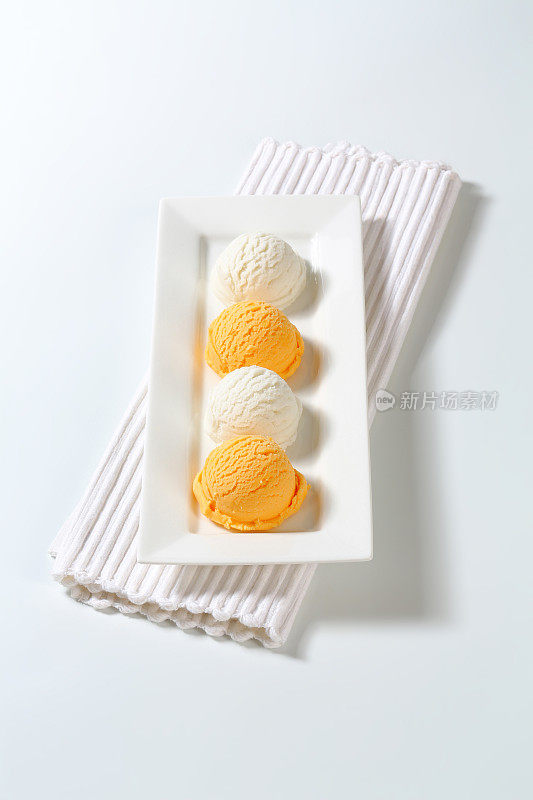 杏柠檬冰淇淋