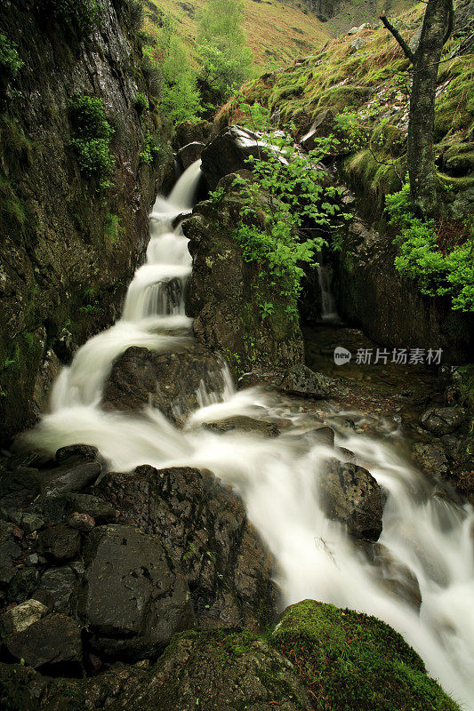 下降的水