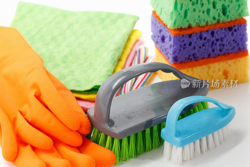 用于清洗和洗涤的彩色工具的分类