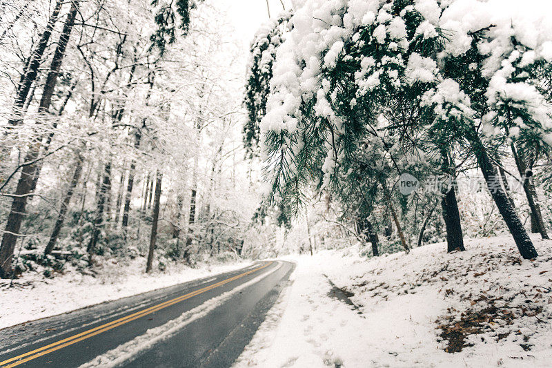 雪道路