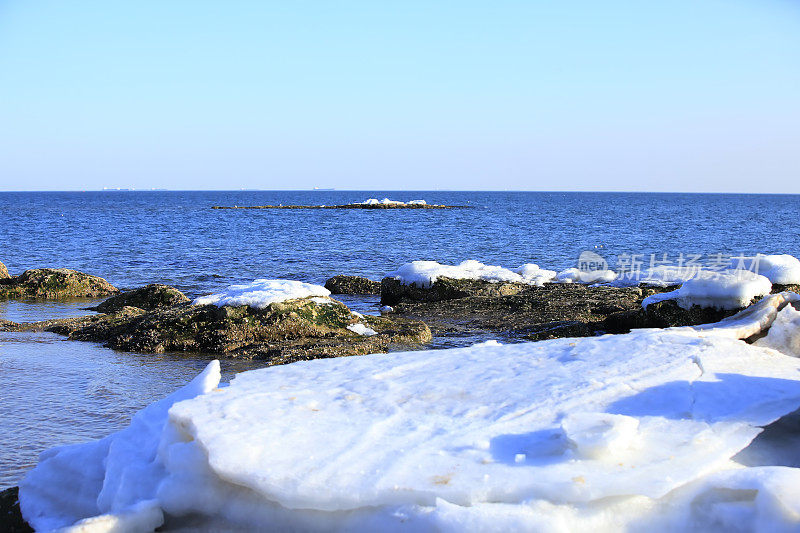 冬季海滨风景
