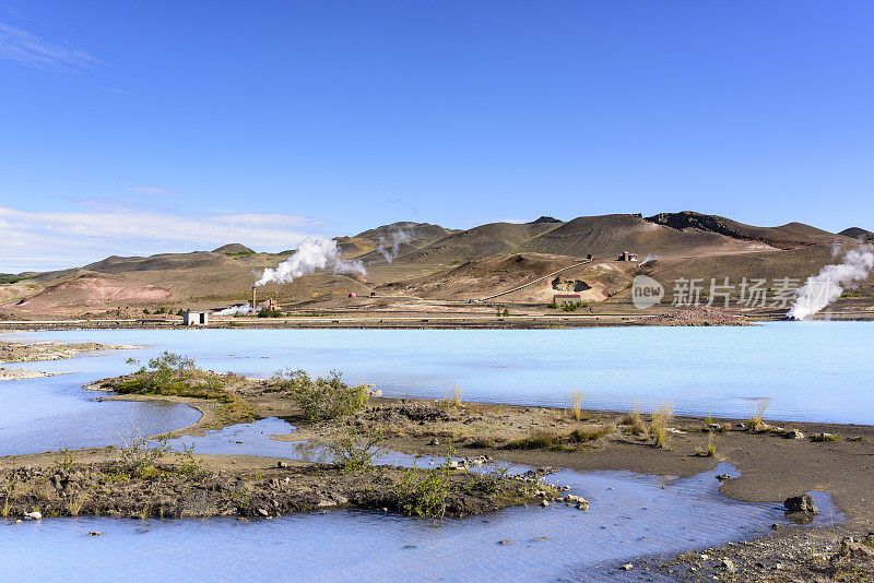 地热电站，冰岛，火山地区，间歇泉，Myvatn