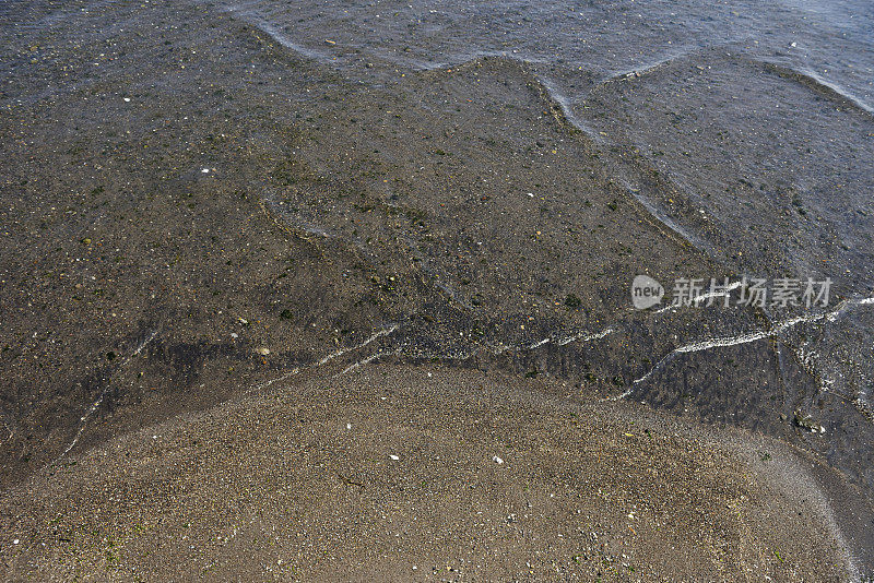 浅海的水面纹理背景