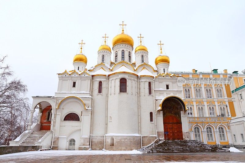 俄罗斯莫斯科克里姆林宫的报喜大教堂