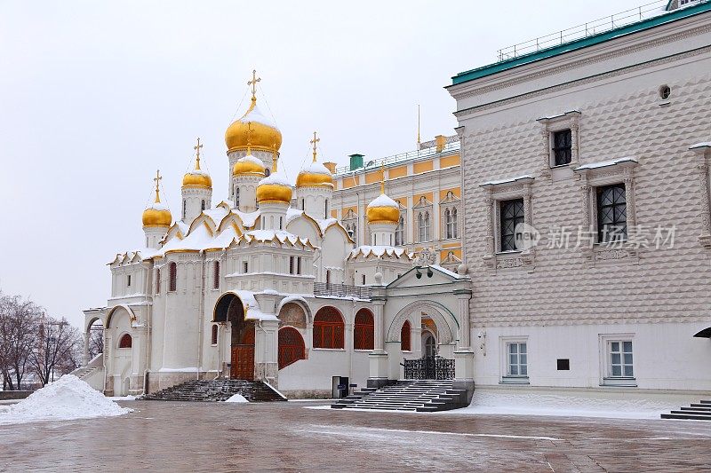 俄罗斯莫斯科克里姆林宫的报喜大教堂