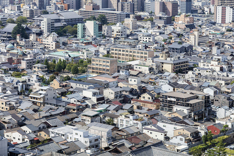 日本京都鸟瞰图