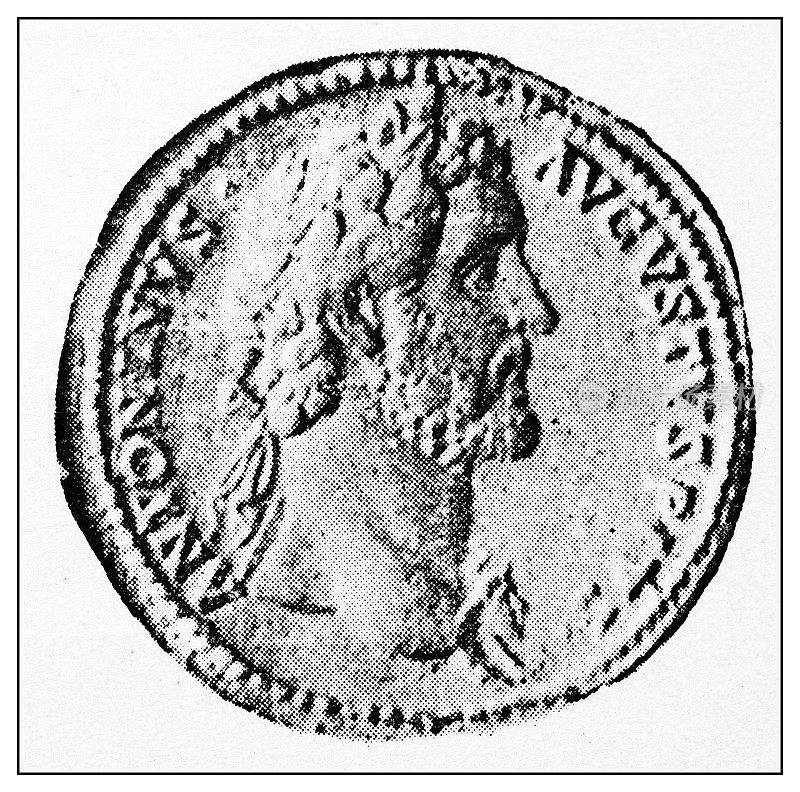 经典肖像图集-罗马:安东尼庇护硬币