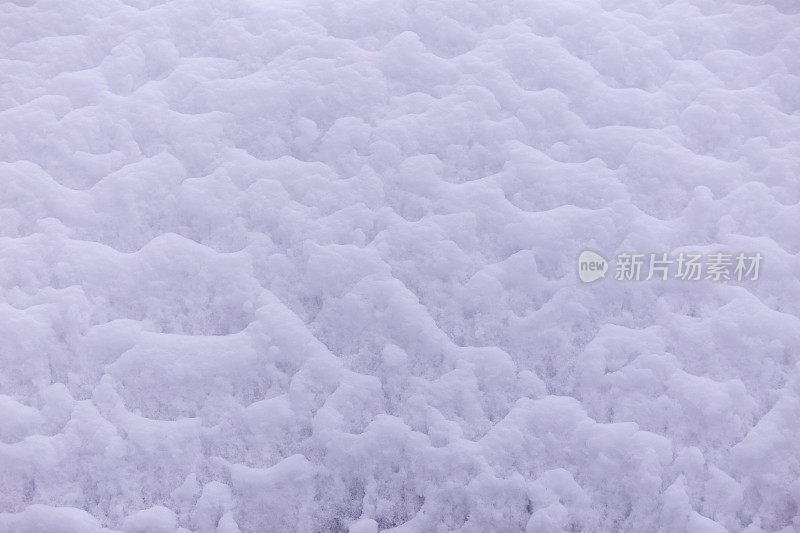 雪覆盖的图案漂移