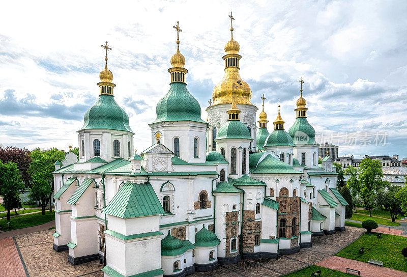 位于乌克兰基辅的圣索菲亚大教堂