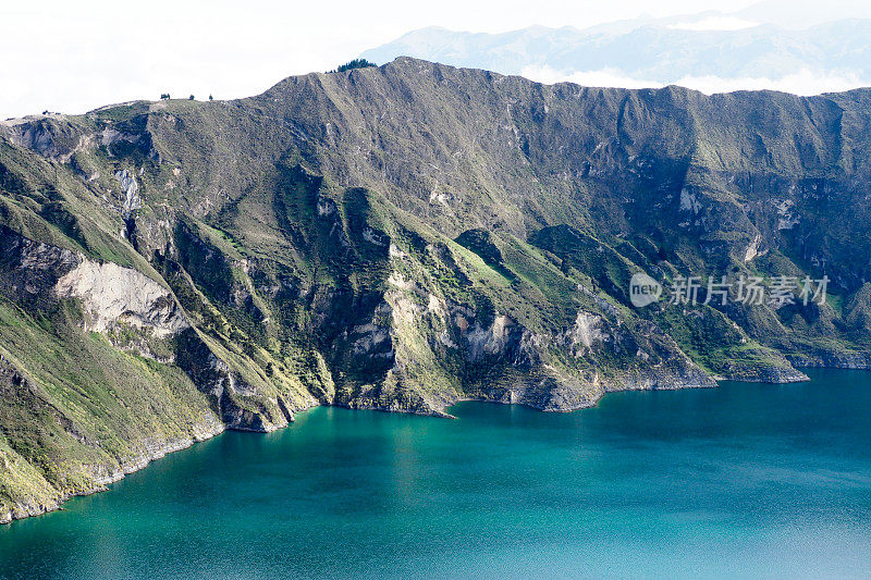 湖Quilotoa、厄瓜多尔