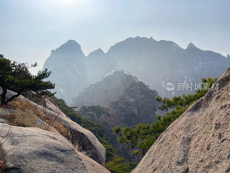 韩国冬季登山