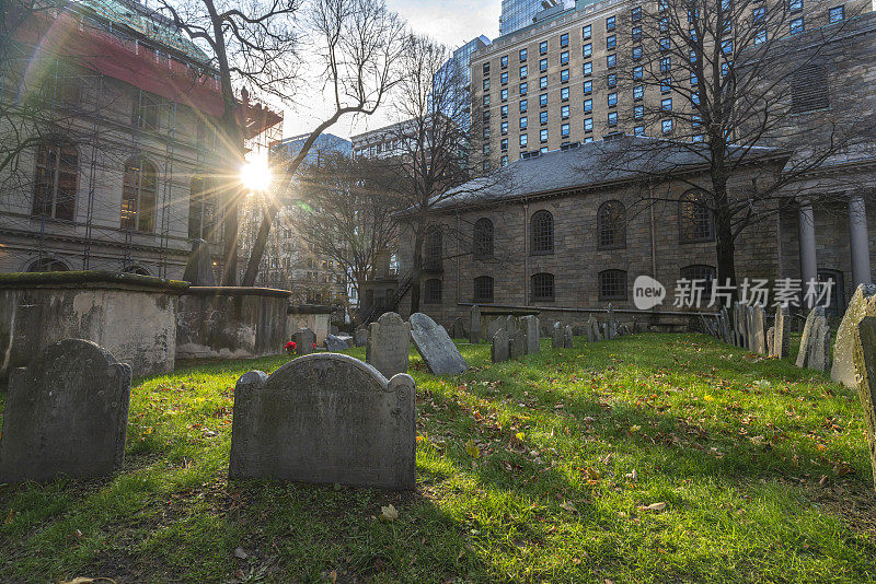 美国马萨诸塞州波士顿的国王教堂墓地