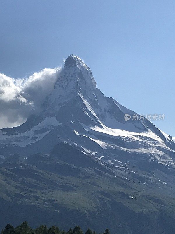瑞士泽马特著名的马特洪峰