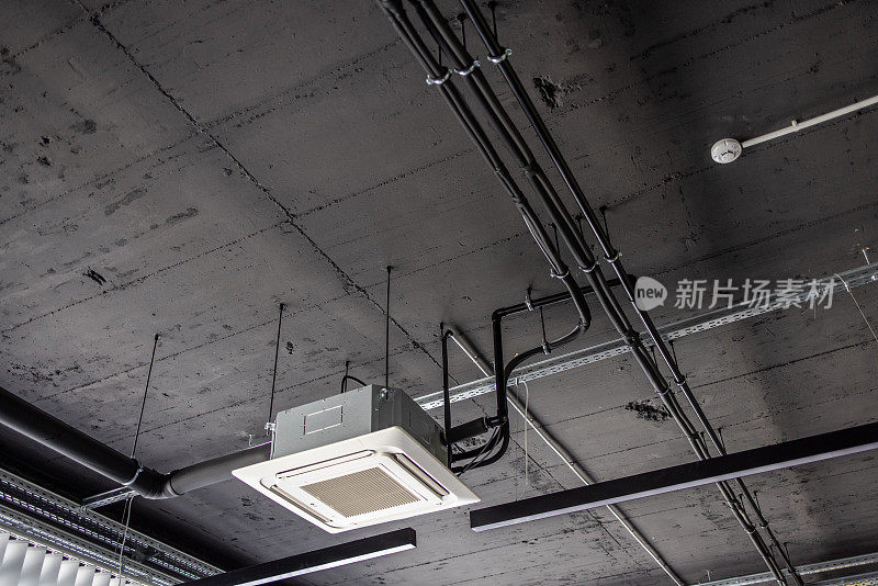 工业建筑空调盒、金属管及混凝土吊顶防雷