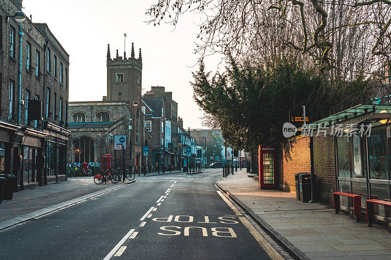 英国剑桥市的街景