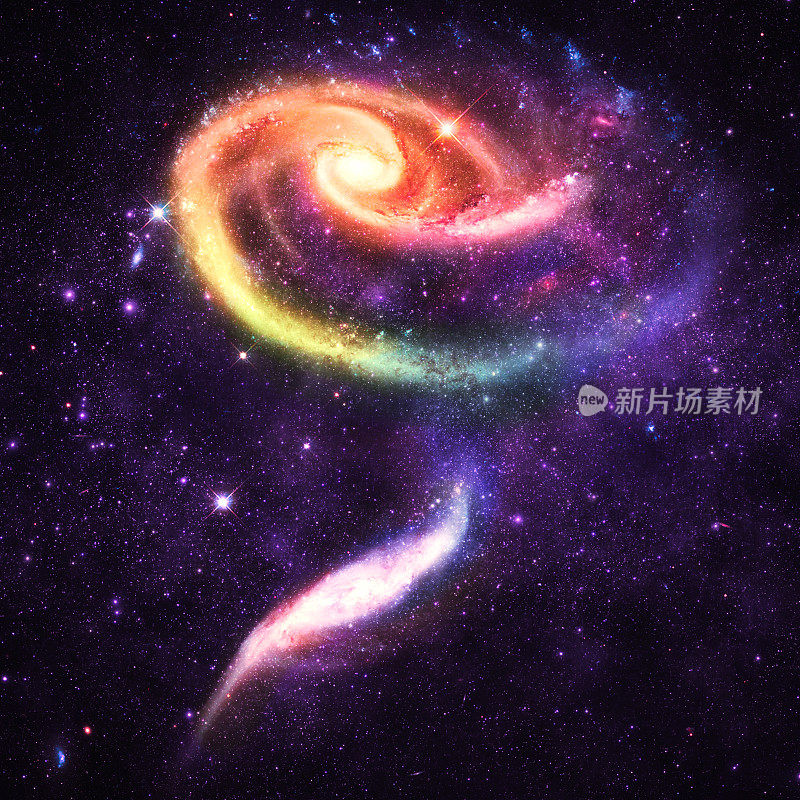 玫瑰星系-由美国宇航局提供的图像元素