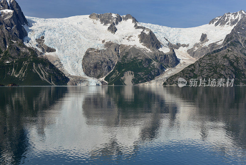 锚冰川，阿拉斯加基奈峡湾