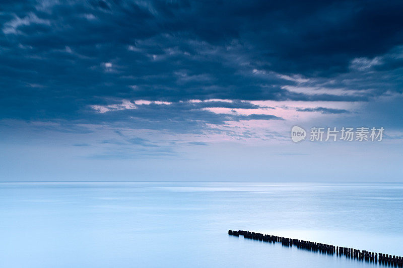 海上日落