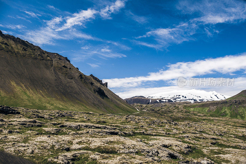 斯奈山冰川，斯奈山，冰岛