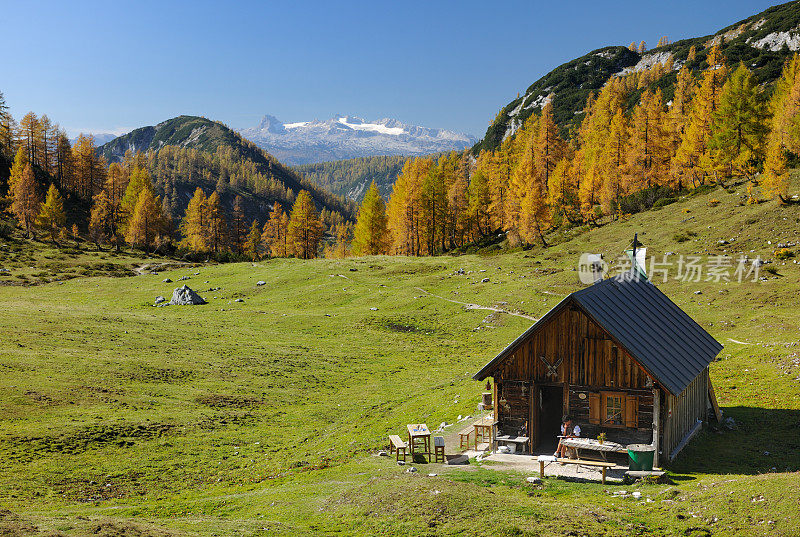 回归自然，奥地利阿尔卑斯山脉全景与达赫斯坦冰川(XXXL)
