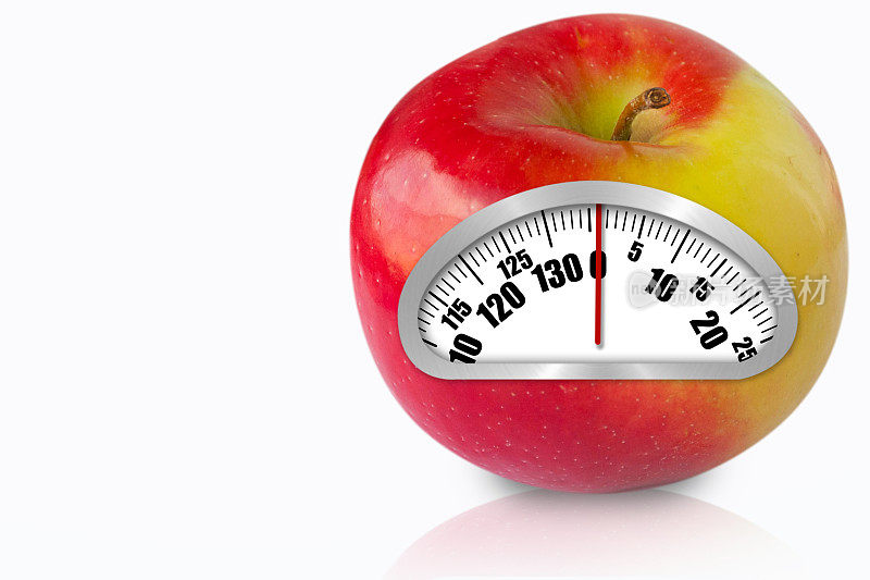 苹果减肥法的概念