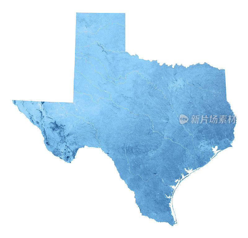 德州地形图孤立