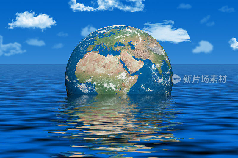 地球在水里
