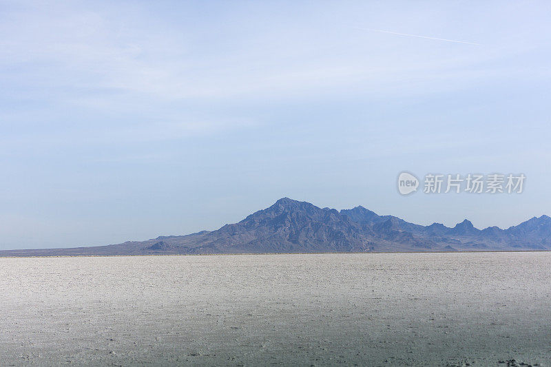 美国犹他州盐湖城盐湖城的自然盐湖景观