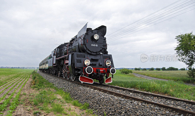 波兰的蒸汽火车