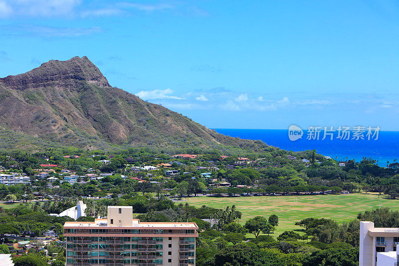 夏威夷钻石头近距离