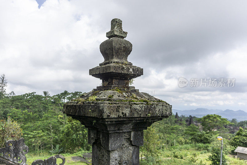 巴厘岛神庙在乌布假装寺庙