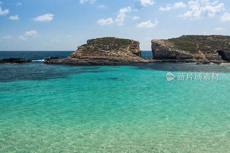 蓝色泻湖，Comino，马耳他