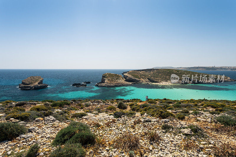 蓝色泻湖，Comino，马耳他