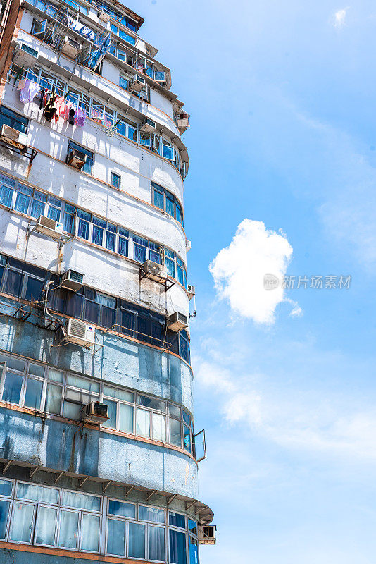 香港的公寓大楼