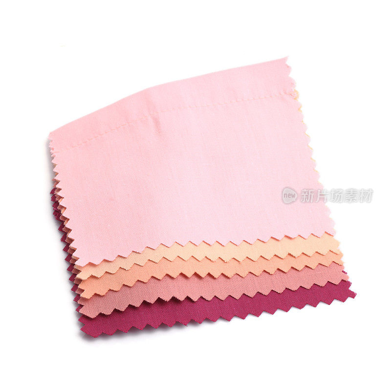 粉红紫色缝制织物色块