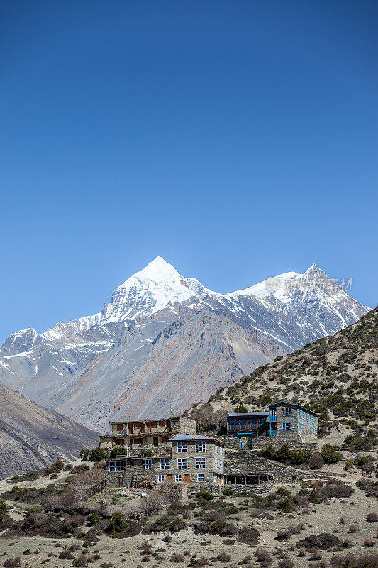 安娜普纳保护区步道和景观，喜马拉雅山，尼泊尔